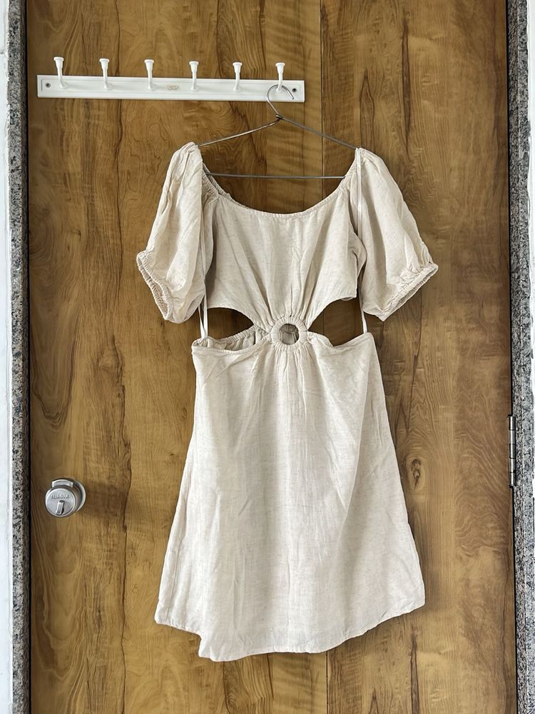Elegant Cut-Out Mini Dress