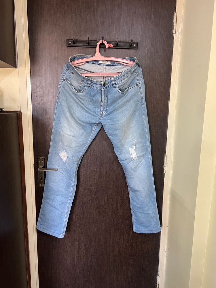 Light Wash Denim Jeans