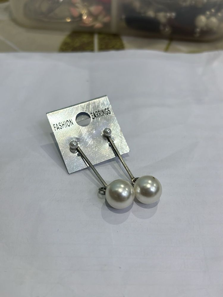 Elegant Pearl Drop Earrings