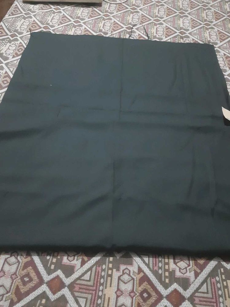 Solid Dark gray Unstitched Fabric by siyara
