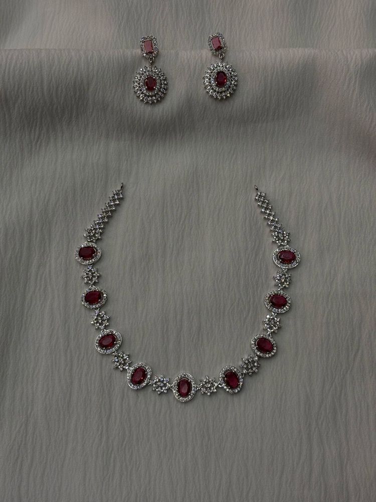 Ruby Red Jewellery Set ✨❤️