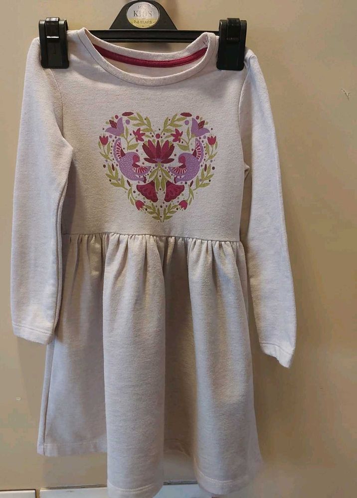 Kids 4-7 years Juniors 🤍 Print Dress