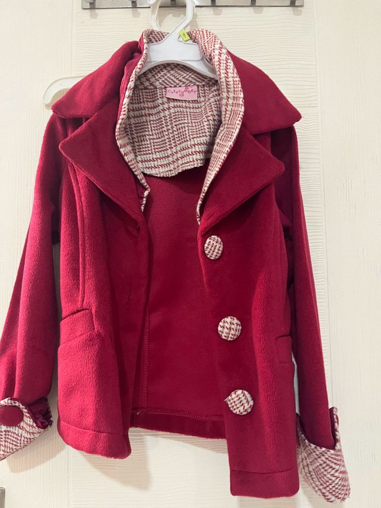 New Unisex Cutecumber Velevet Jacket Size 28