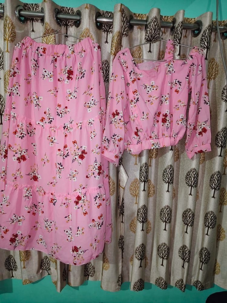 Pink Floral Coord Set