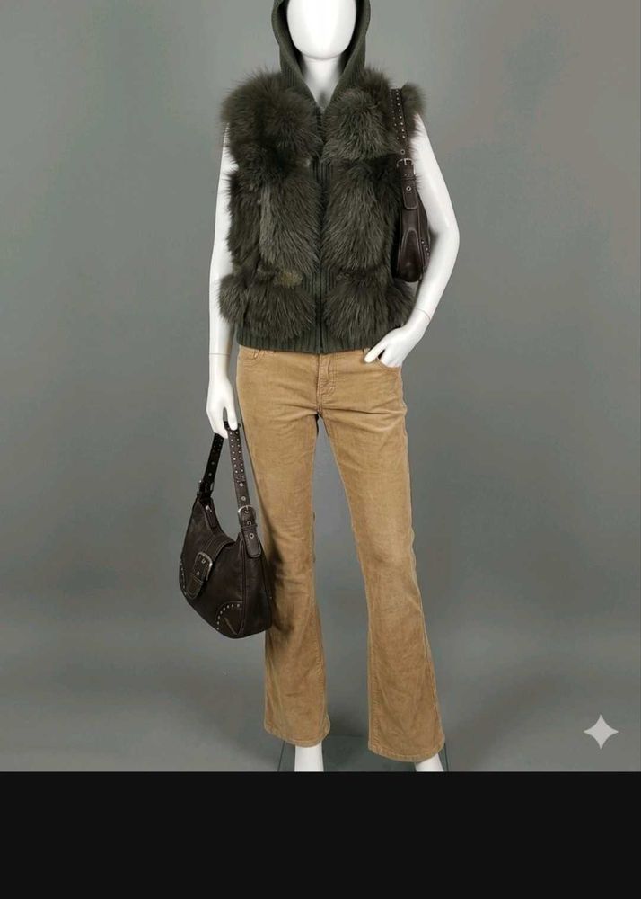 fur sweater with cap