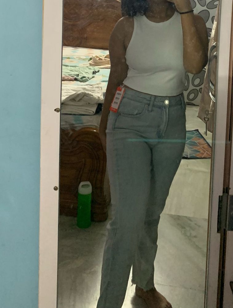 White Ribbed Tank Top Urbanic