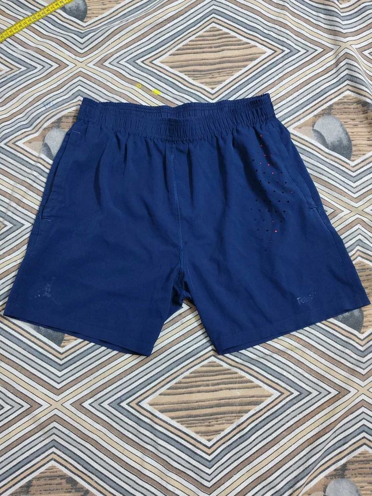Men's Navy Blue Athletic Shorts