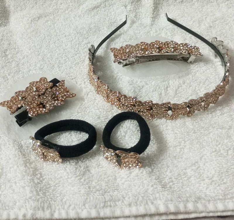 Sparkling Butterfly Hair Accessory Set