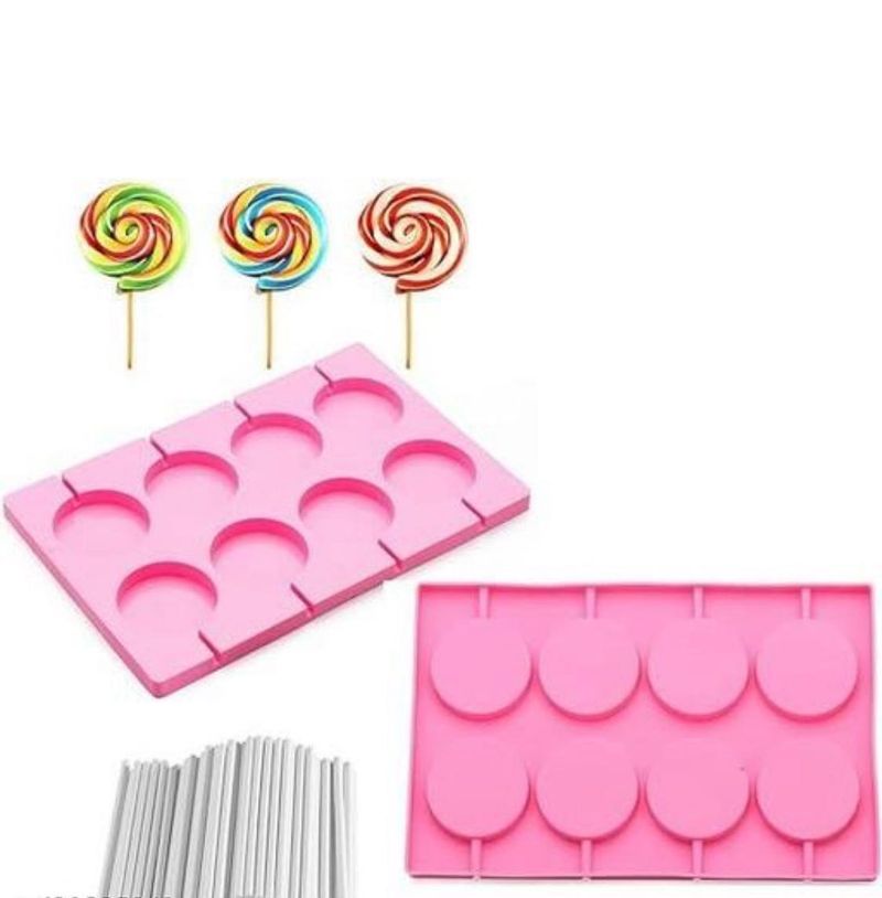 Pink Lollipop Silicone Mold Set