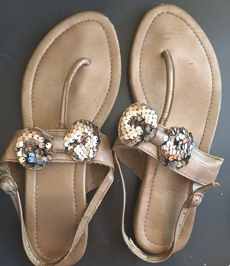 Peach Bow Sandals ✨️🩴