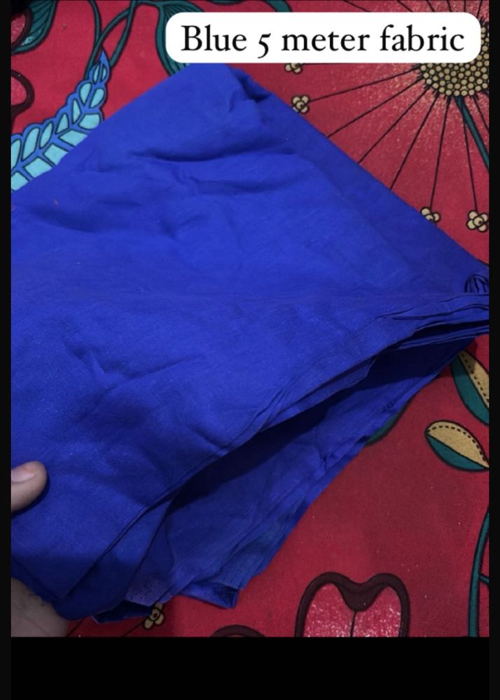 Vibrant Blue Fabric