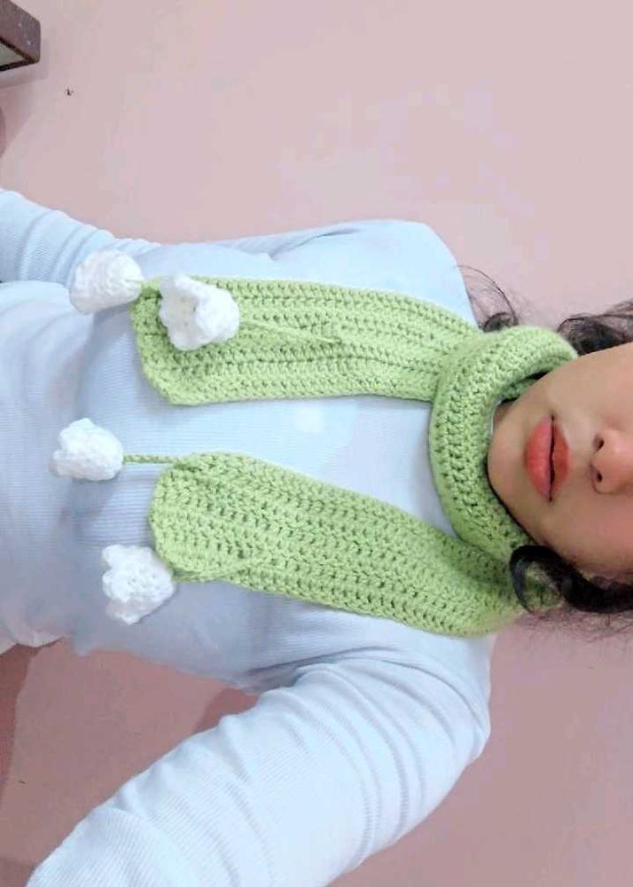 Lily Of Valley Crochet Scarf