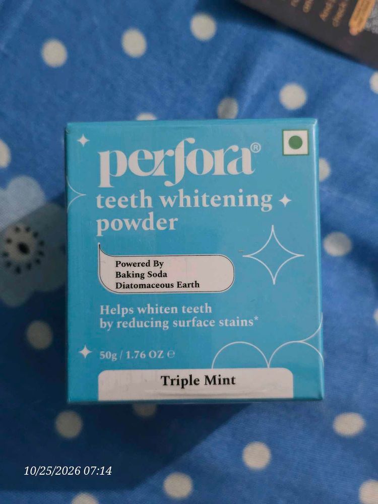 new Perfora Teeth Whitening toothpaste Powder