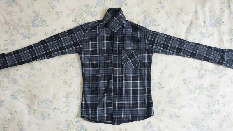 unisex Plaid Long Sleeve Shirt