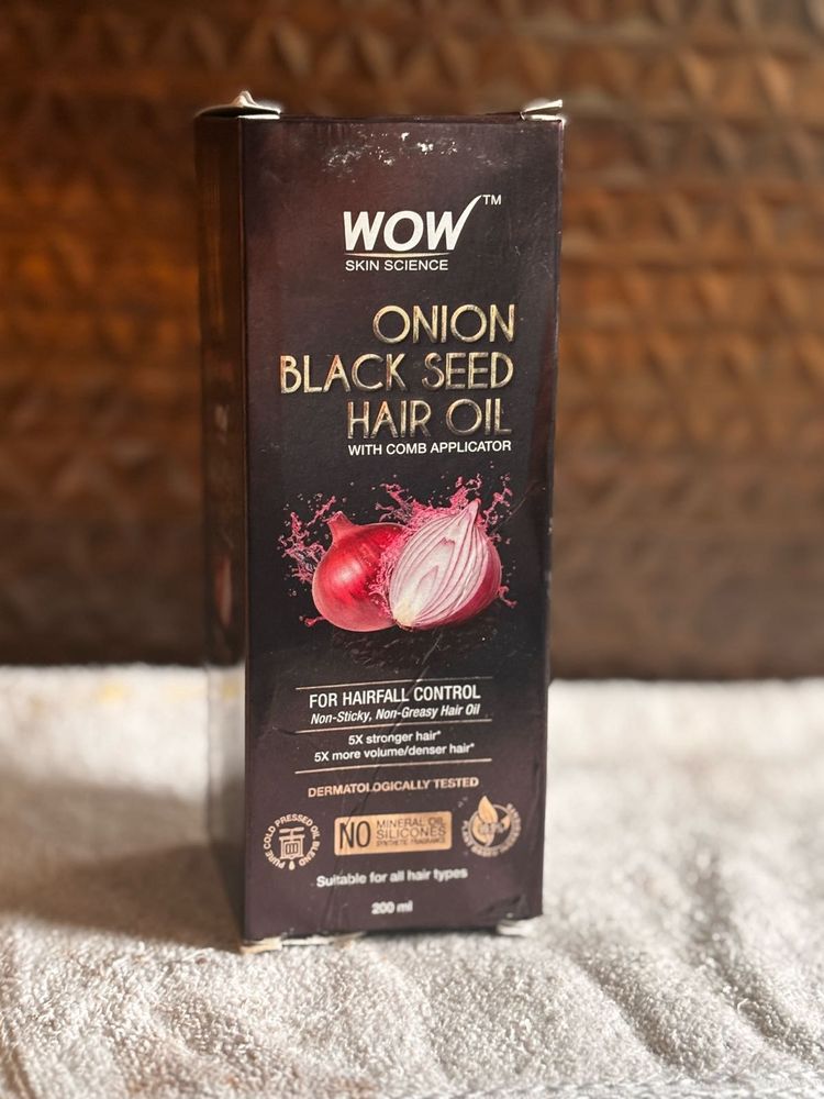WOW Onion Black Seed Hair Oil