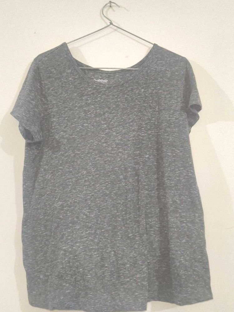 Grey Marled T-Shirt