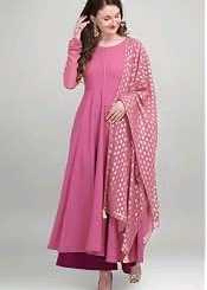 Elegant Pink Kurta with Dupatta
