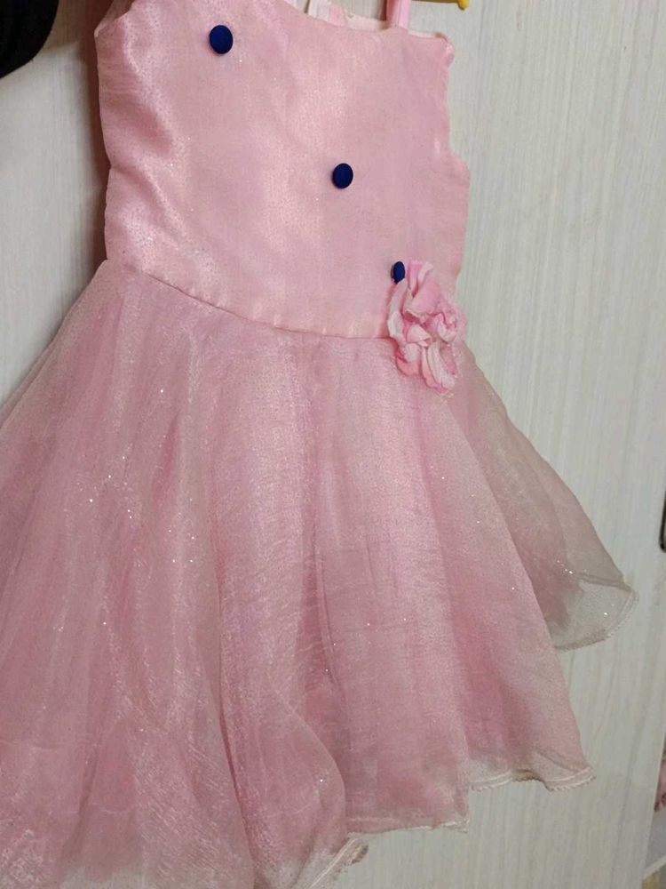 Pink Party Dress 2-3 Year Old Perfect Fit