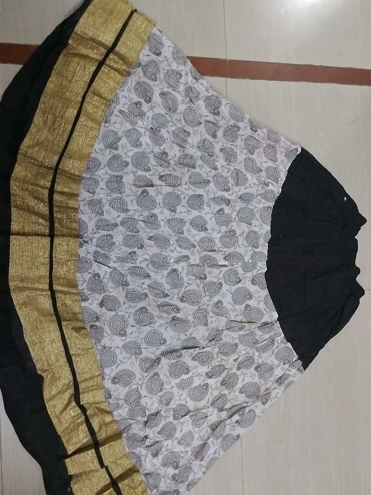 Black And White Skirt