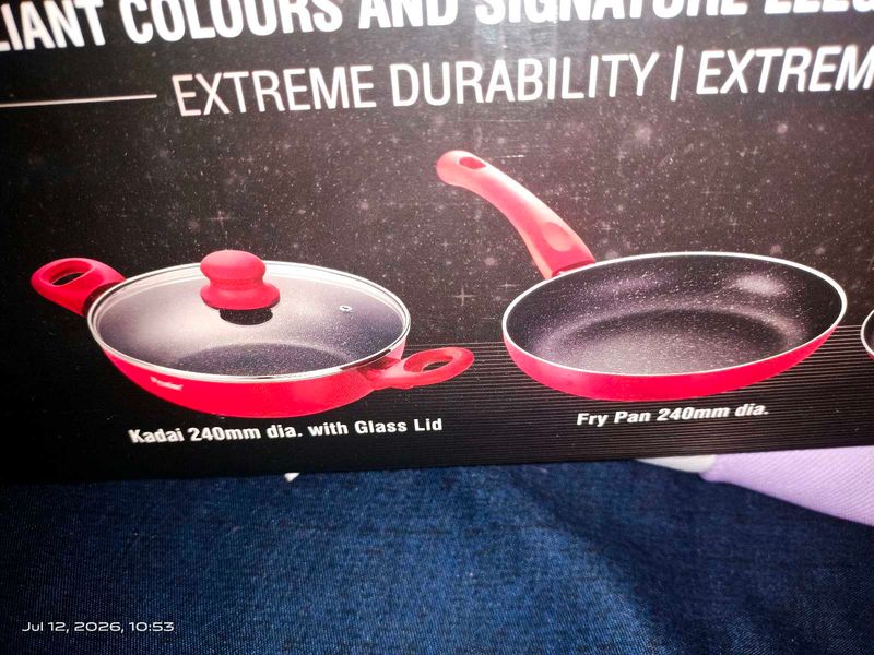 New prestige Kadai and Fry Pan Set