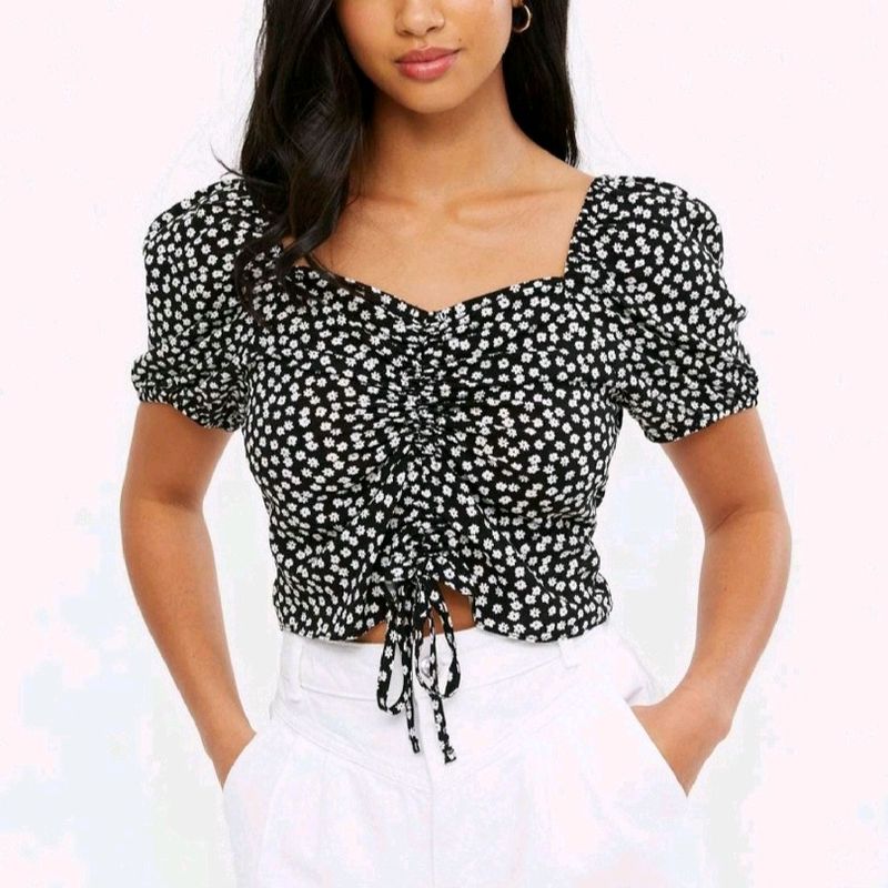 🔴 Clearance sale🔴 Front Drawstring Top (L)