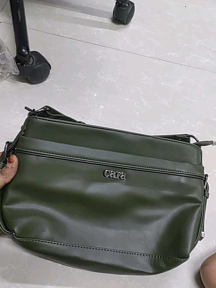 Olive Green Crossbody Bag