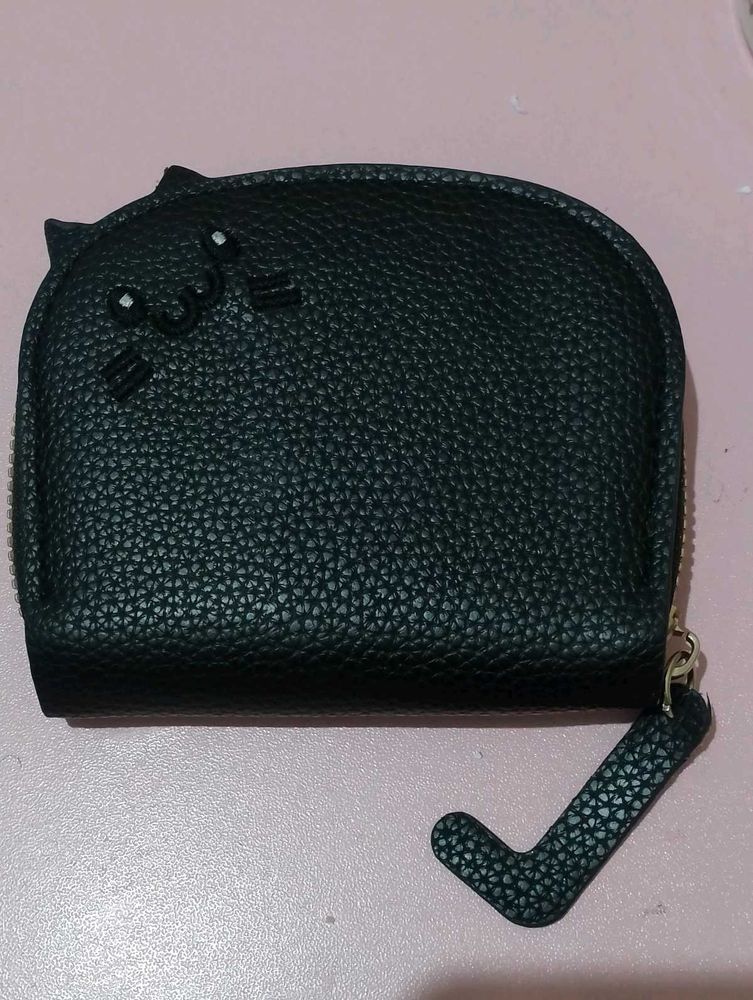 Cute Black Cat Purse