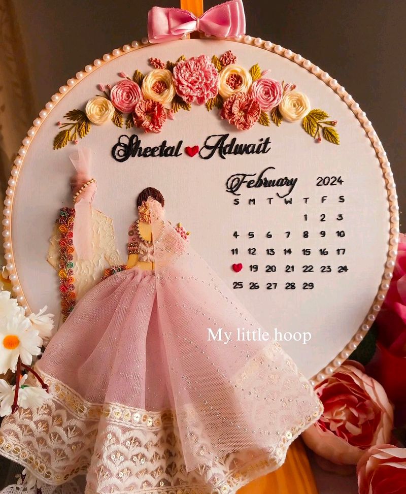 Couple's Embroidery Design