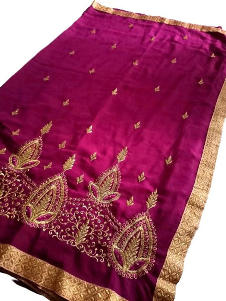 Georgette Saree With All Body Embroidered Work | Special For Wedding Party Festival And Traditional Wear
