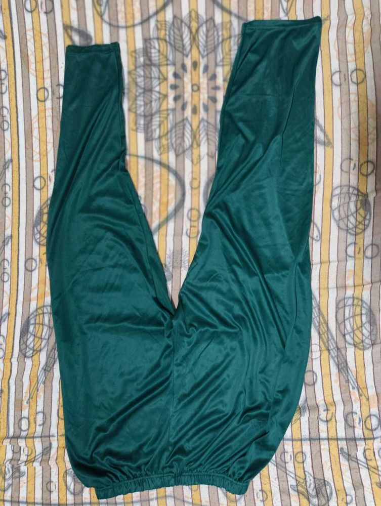 Emerald Green Palazzo Pants