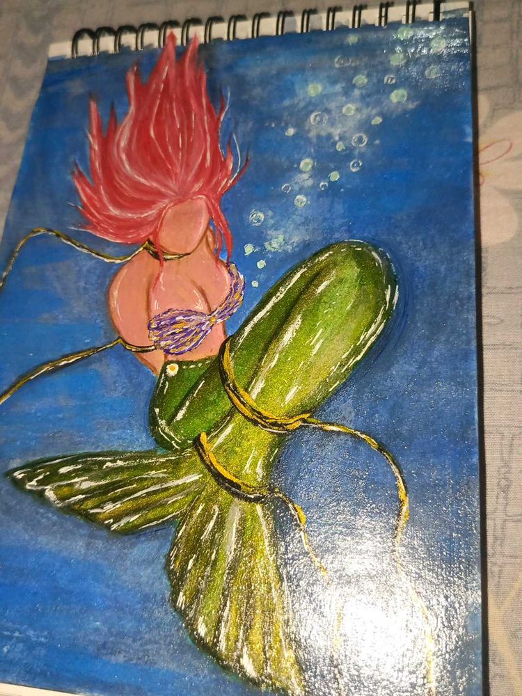 Handmade Mermaid Painting 🧜🏻‍♀️
