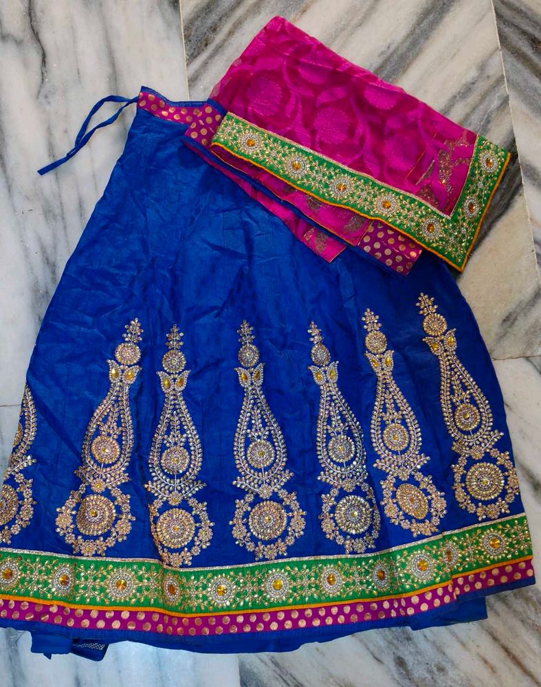 Lehenga With Dupatta 💙
