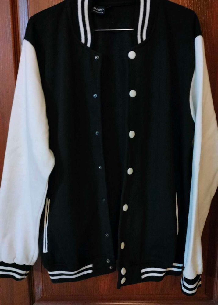 B&amp;W Varsity Jacket