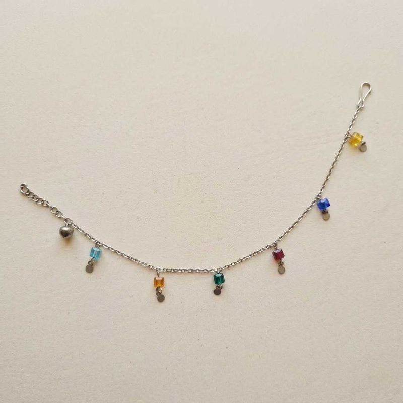 Colorful Beaded Anklet