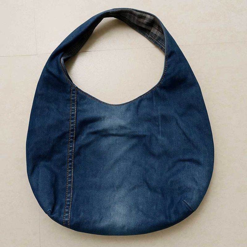 Denim Hobo Bag