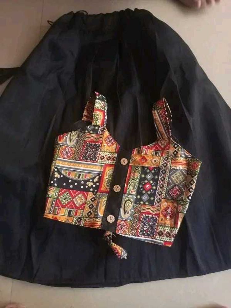 black baby girl Lehenga Choli 6 to 7 years old