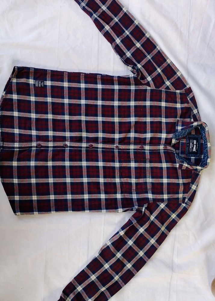 Checked Long Sleeve Shirt