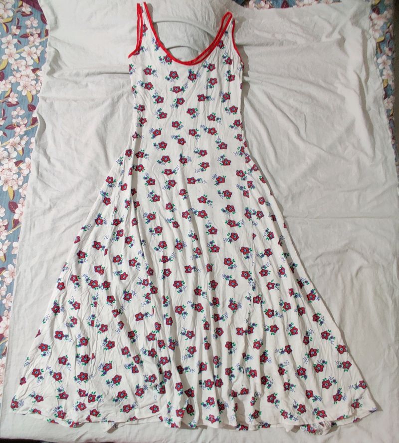 New Floral Super Flared Dress