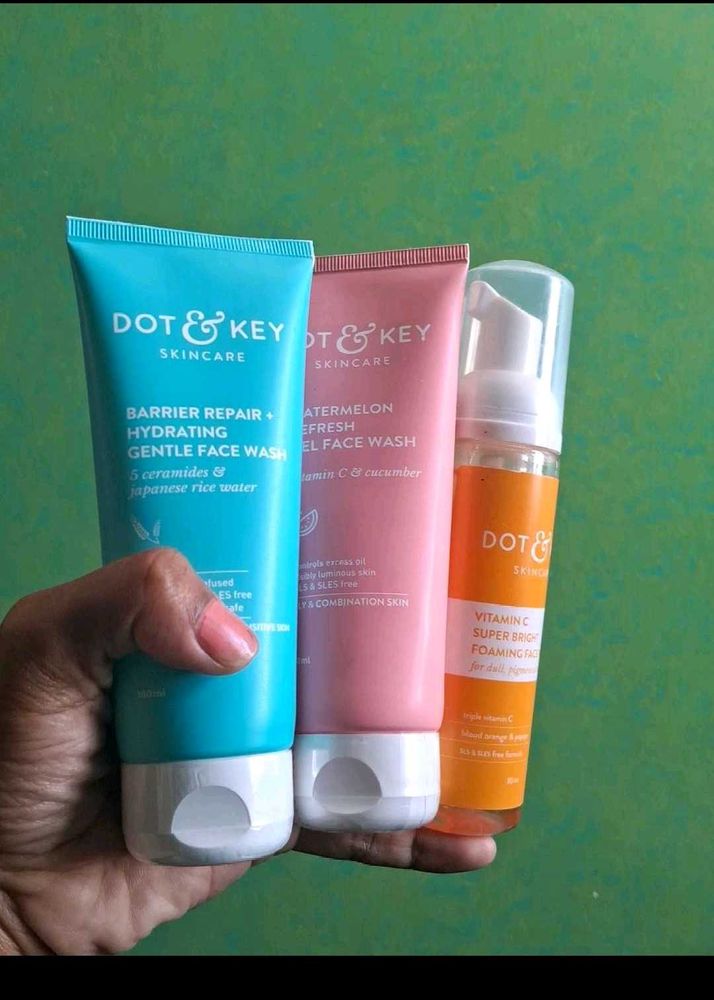 Dot And Key Pack Of 6 Face Wash
