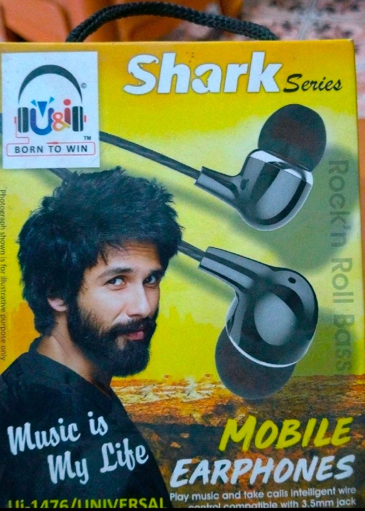 New Shark Series Branded Earphone