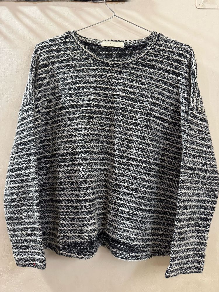 Cozy Marled Knit Sweater