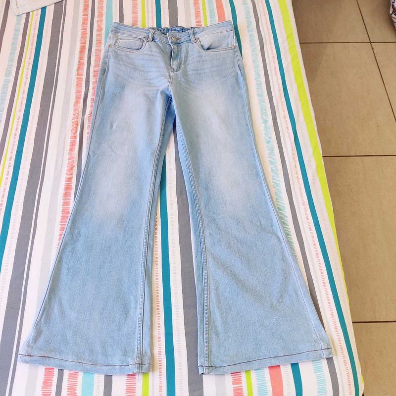 Light Wash Flare Jeans