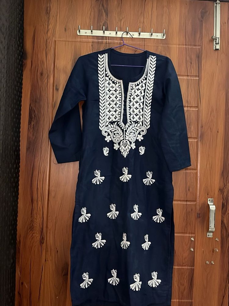 Navy blue Kurti