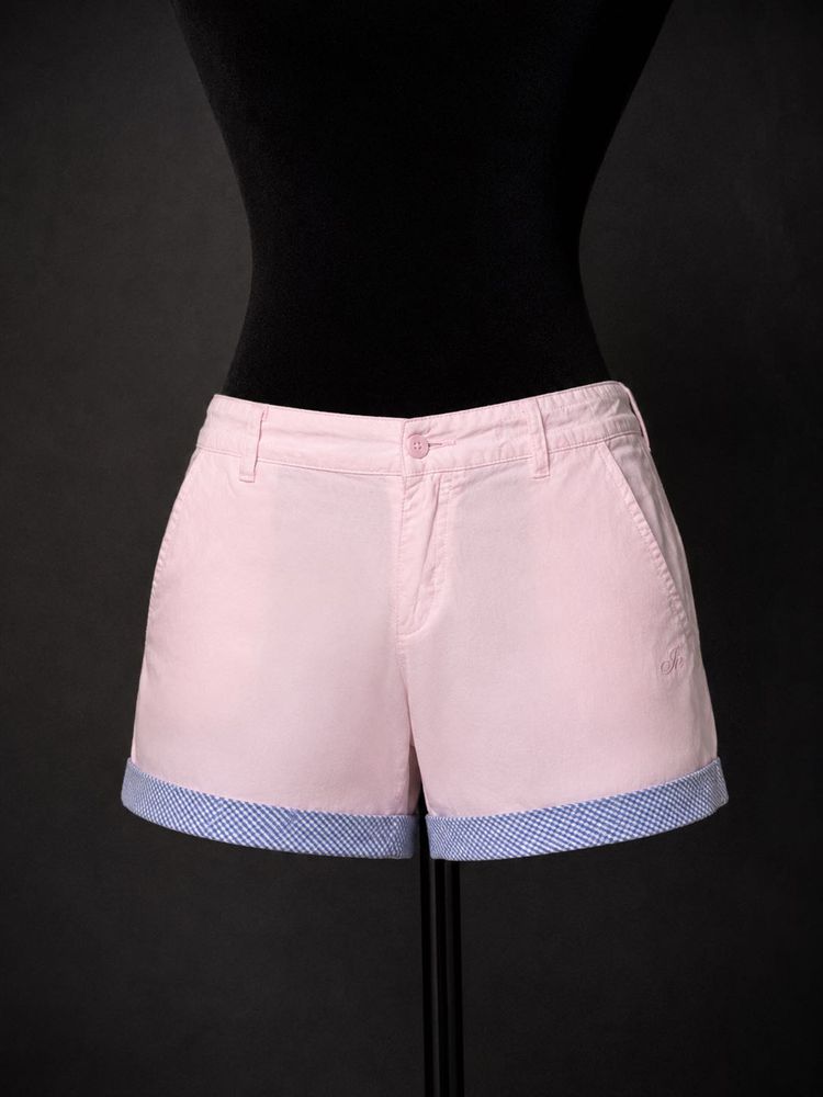 korean light pank casual shorts