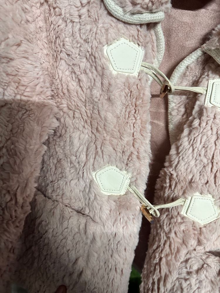 Cute Pink Fleece Jacket