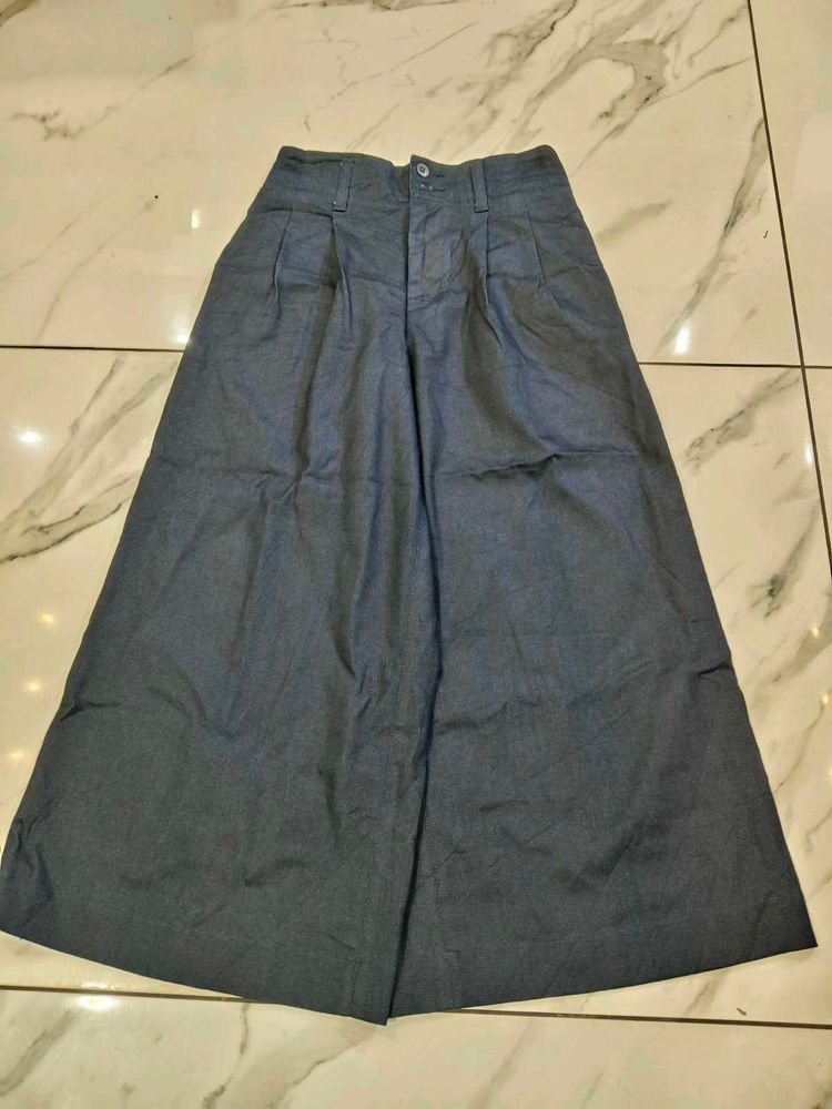 Wide Leg Denim Pants