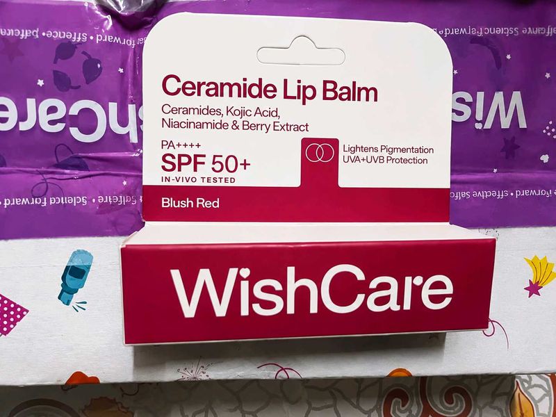 WishCare Tinted Ceramide Lip Balm with SPF50 PA+++