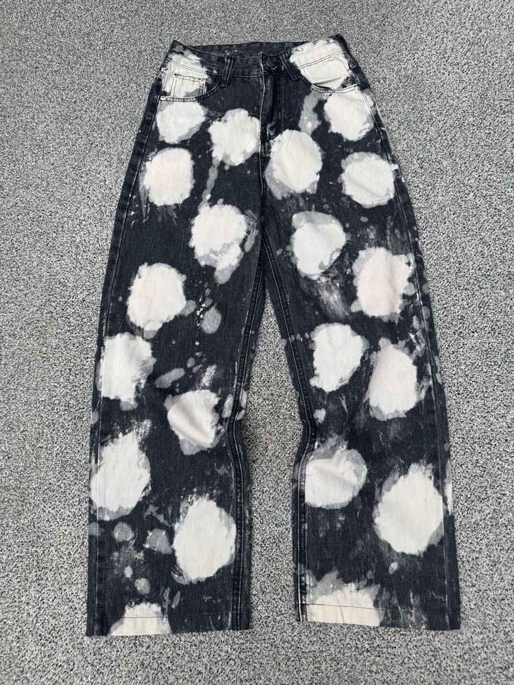 Unique Tie-Dye Denim Jeans