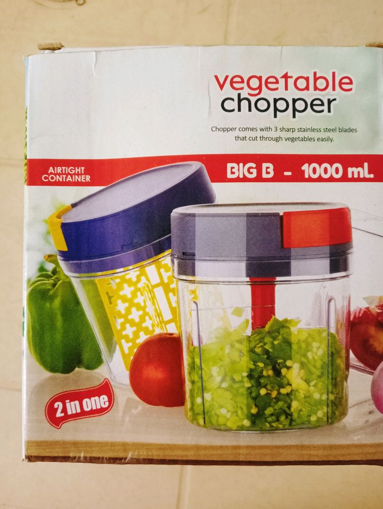 Vegetable Chopper With 5 Blades