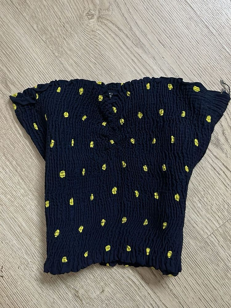 Tube Top Navy Blue